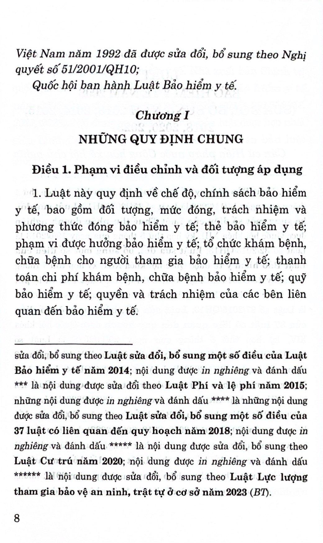 luật bảo hiểm y tế năm 2008 (sửa đổi, bổ sung năm 2013, 2014, 2015, 2018, 2020, 2023) - Ảnh 4