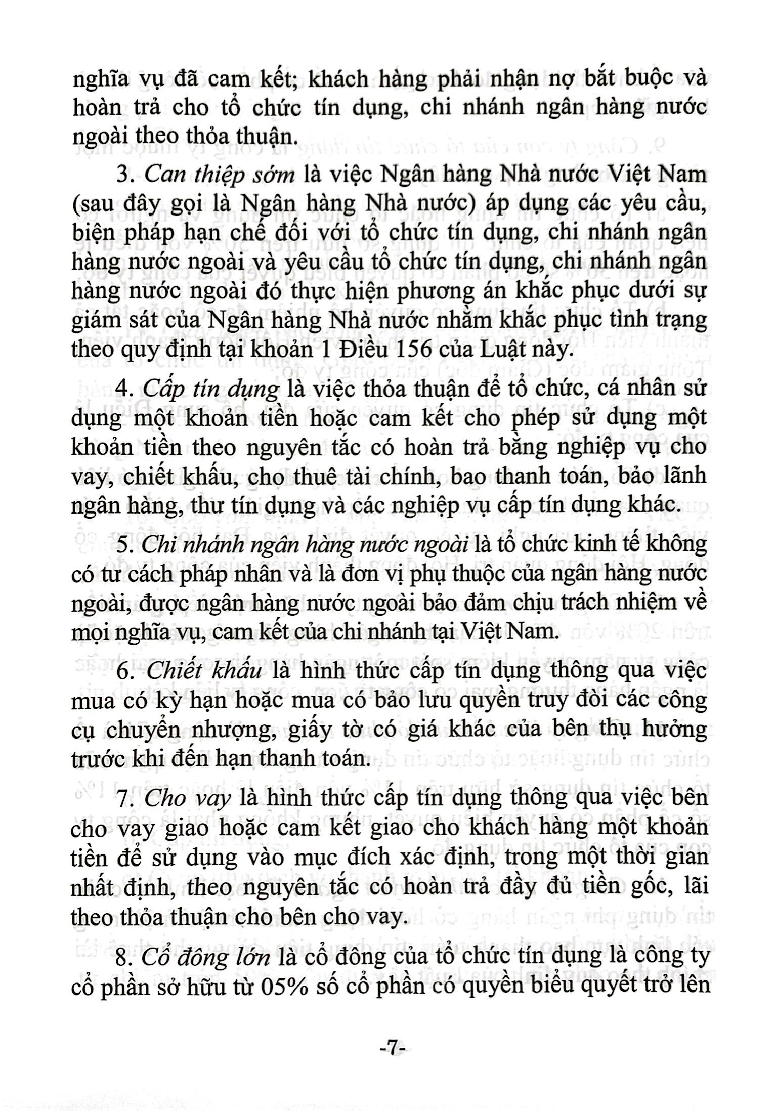 luật các tổ chức tín dụng (hiện hành) (được quốc hội thông qua ngày 18/01/2024, có hiệu lực kể từ ngày 01/7/2024) - Ảnh 6