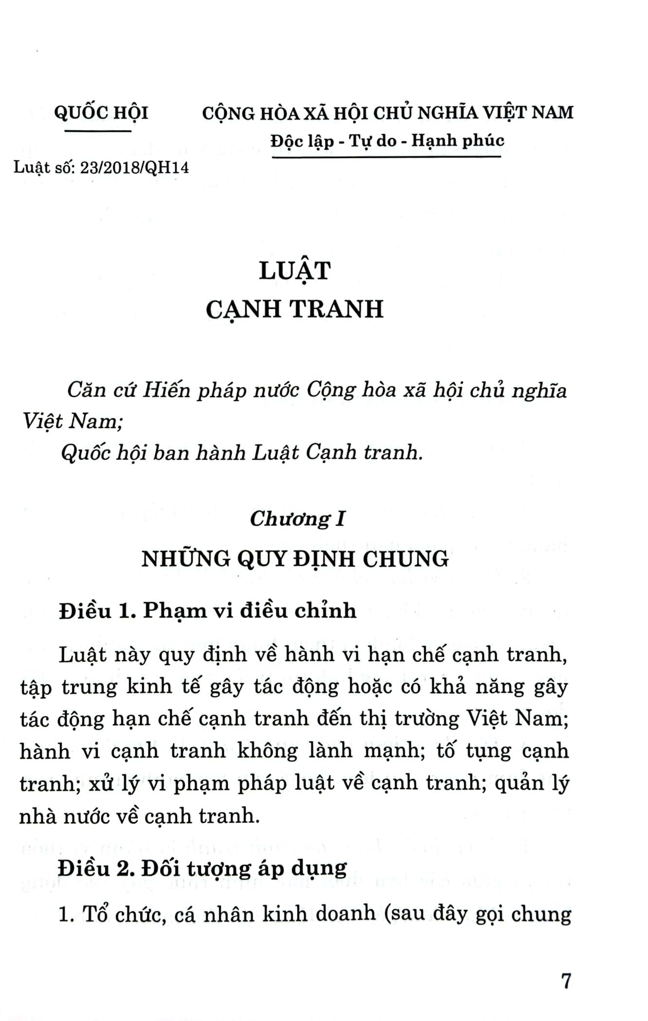 luật cạnh tranh (hiện hành) - Ảnh 5