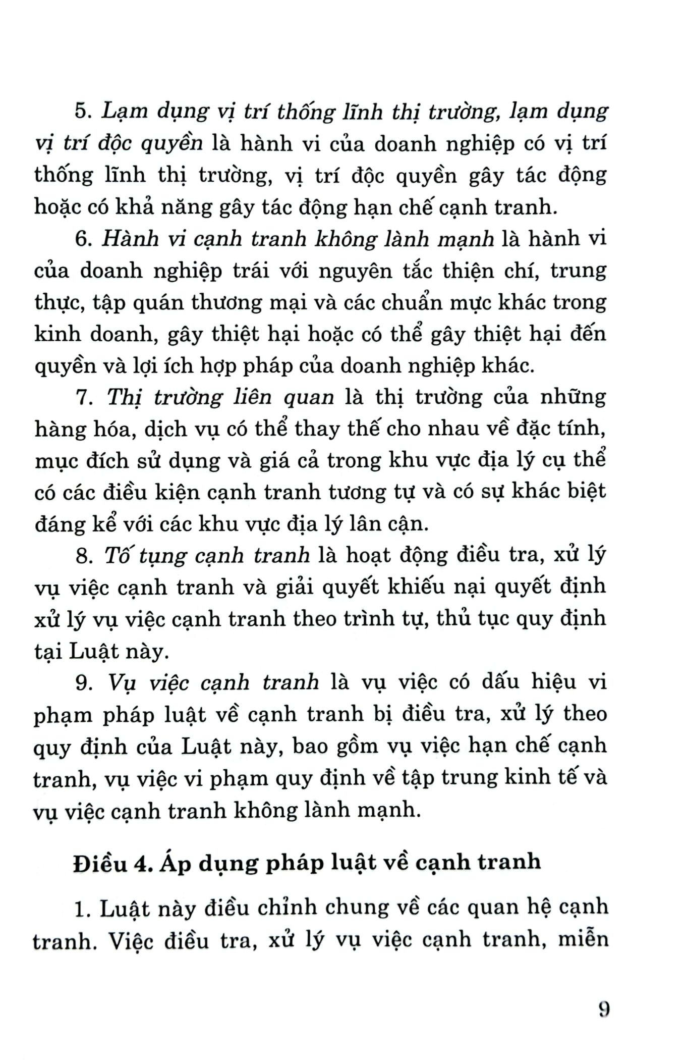 luật cạnh tranh (hiện hành) - Ảnh 7