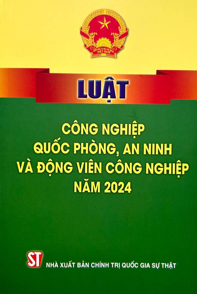 luật công nghiệp quốc phòng, an ninh và động viên công nghiệp 2024 - Ảnh 2