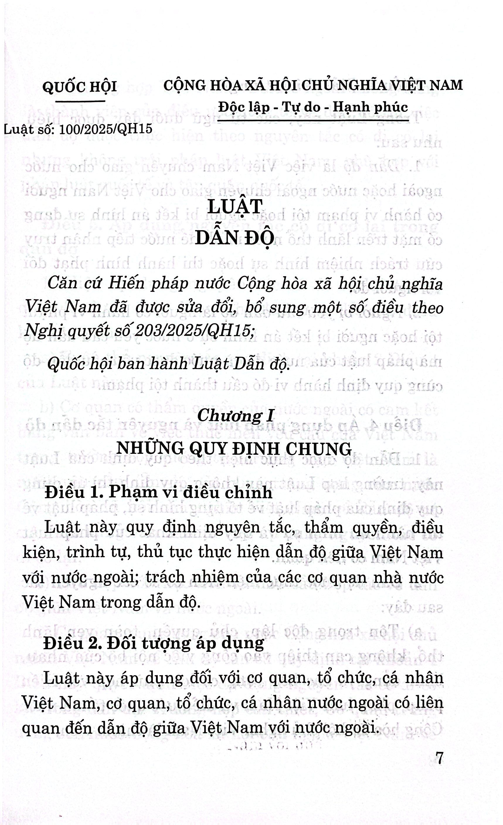 Luật Dẫn Độ Năm 2025 - Ảnh 5