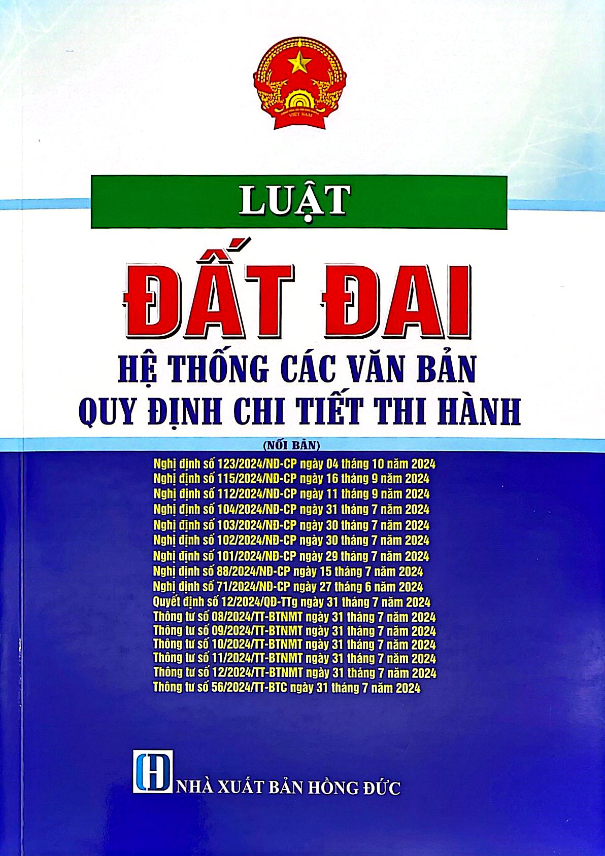 Luật Đất Đai - Hệ Thống Các Văn Bản Quy Định Chi Tiết Thi Hành - Ảnh 2