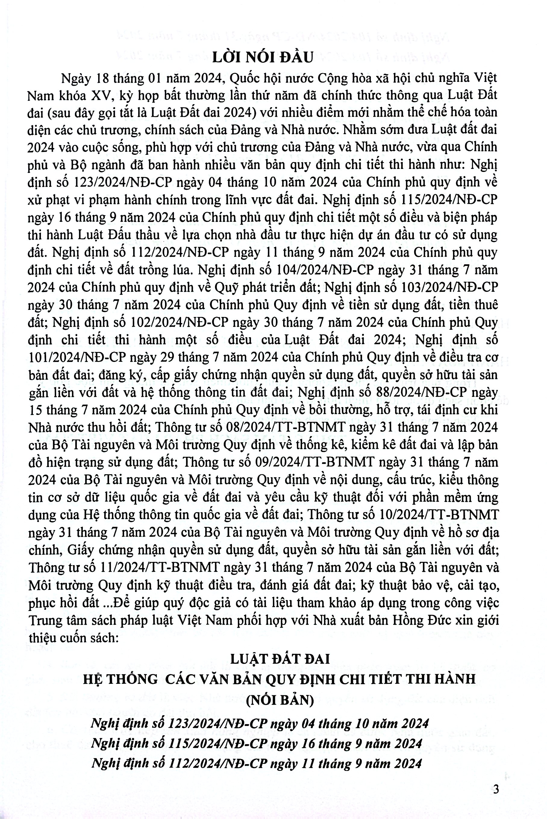 Luật Đất Đai - Hệ Thống Các Văn Bản Quy Định Chi Tiết Thi Hành - Ảnh 4