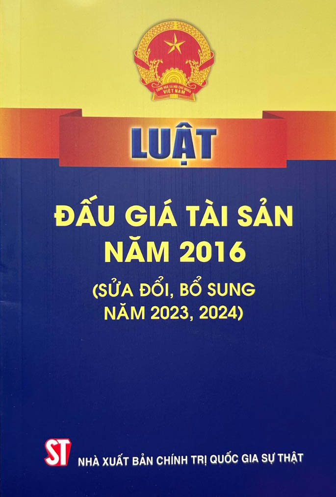 luật đấu giá tài sản năm 2016 (sửa đổi, bổ sung năm 2023, 2024) - Ảnh 2