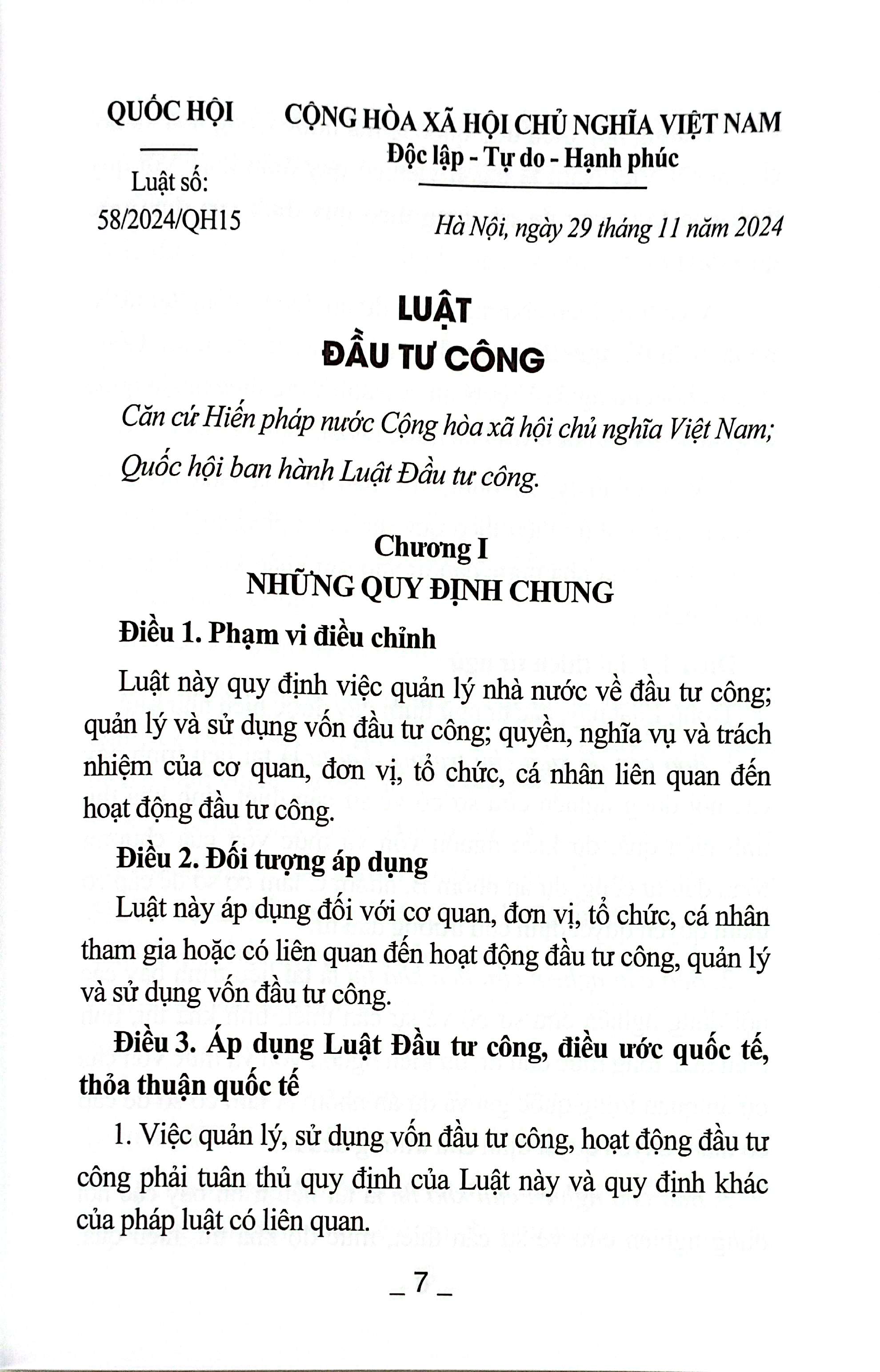 Luật Đầu Tư Công Năm 2014 - Ảnh 5