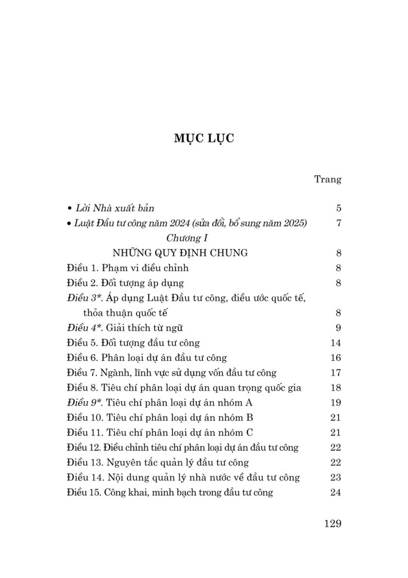 Luật Đầu Tư Công Năm 2024 (Sửa Đổi, Bỗ Sung Năm 2025) - Ảnh 3
