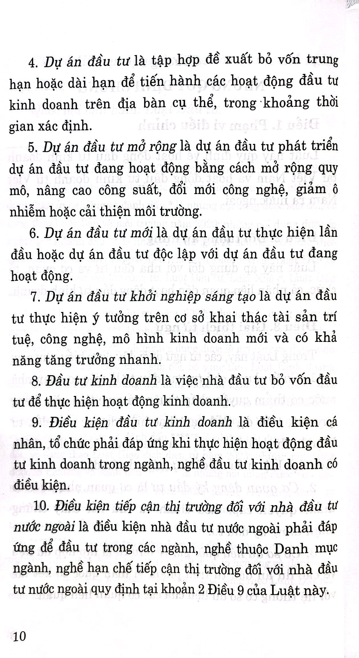 luật đầu tư năm 2020 (sửa đổi, bổ sung năm 2020, 2022, 2023, 2024) - Ảnh 6