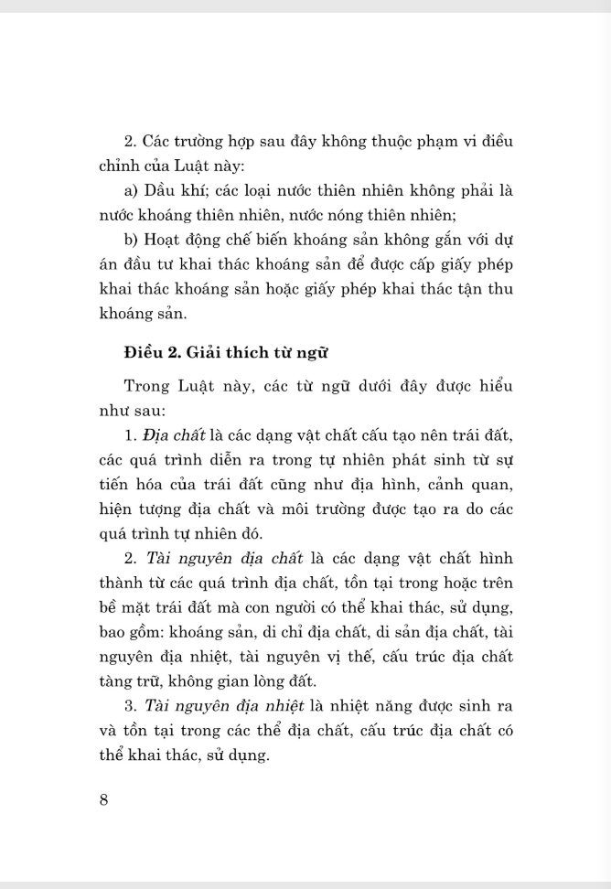 Luật Địa Chất Và Khoáng Sản Năm 2024 - Ảnh 5