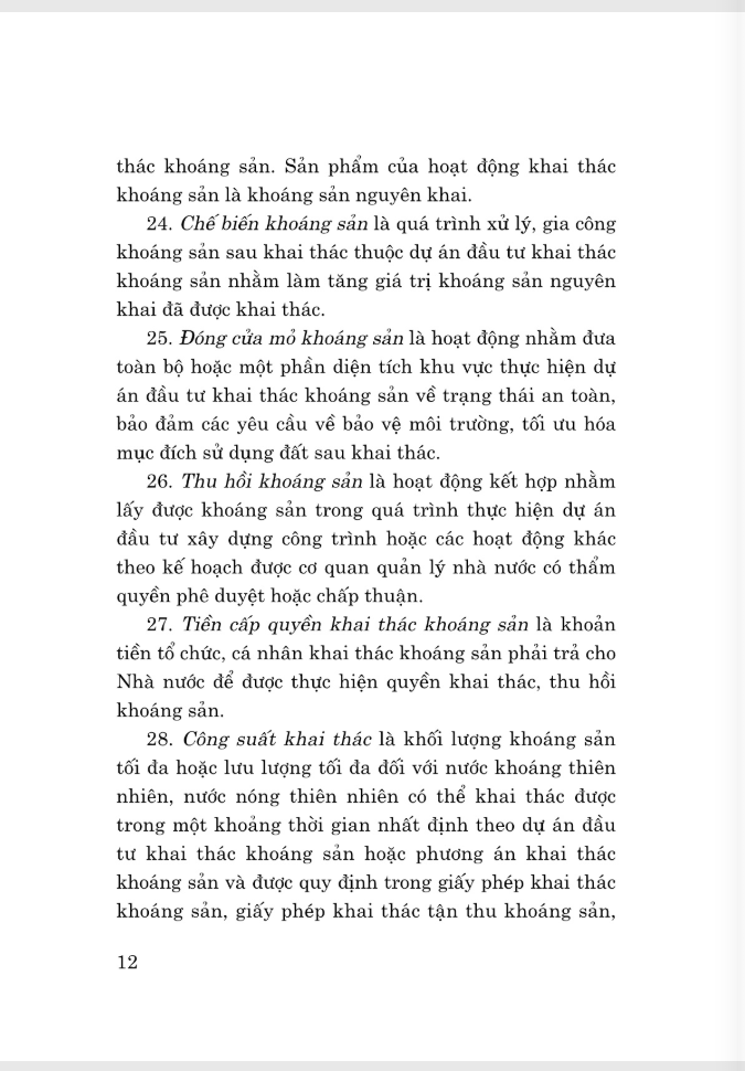 Luật Địa Chất Và Khoáng Sản Năm 2024 - Ảnh 9