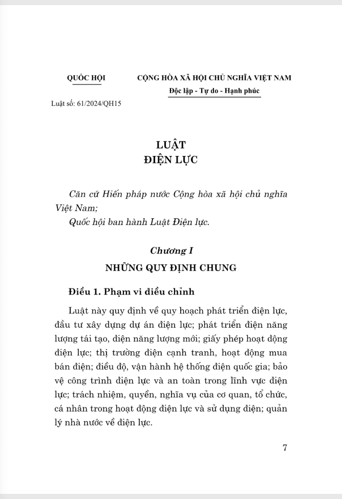 Luật Điện Lực Năm 2024 - Ảnh 4