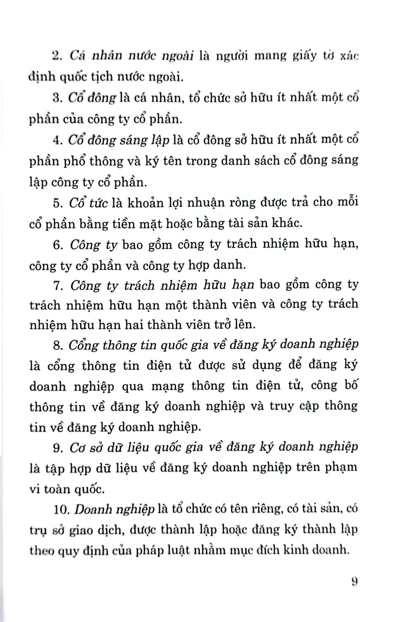 luật doanh nghiệp (hiện hành) (sửa đổi, bổ sung năm 2022) - Ảnh 5