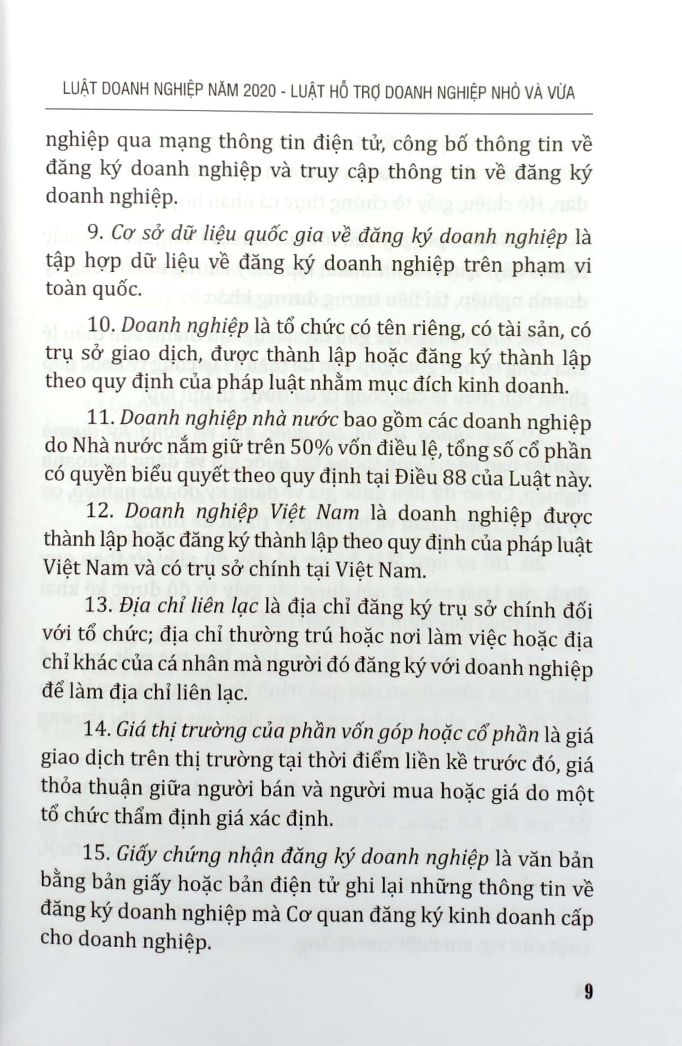 luật doanh nghiệp năm 2020 - luật hỗ trợ doanh nghiệp nhỏ và vừa của nước cộng hòa xã hội chủ nghĩa việt nam - Ảnh 6