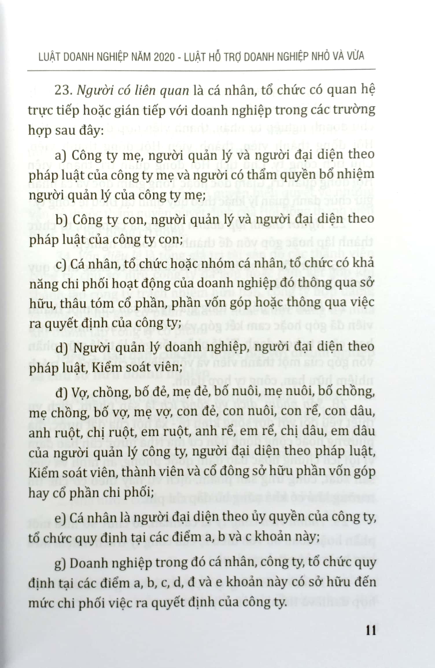 luật doanh nghiệp năm 2020 - luật hỗ trợ doanh nghiệp nhỏ và vừa của nước cộng hòa xã hội chủ nghĩa việt nam - Ảnh 8