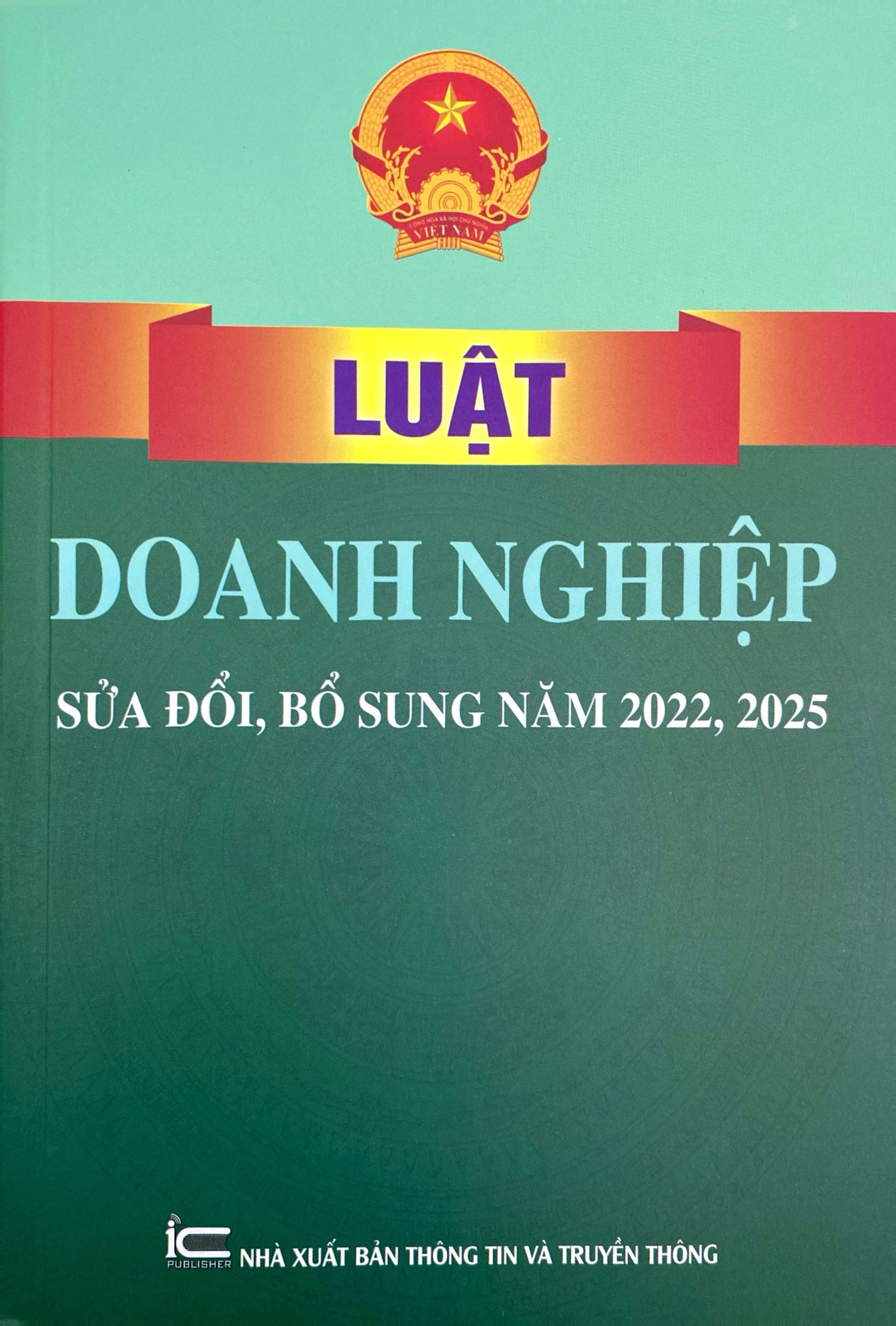 Luật Doanh Nghiệp (Sửa Đổi, Bổ Sung Năm 2022, 2025) - Ảnh 2