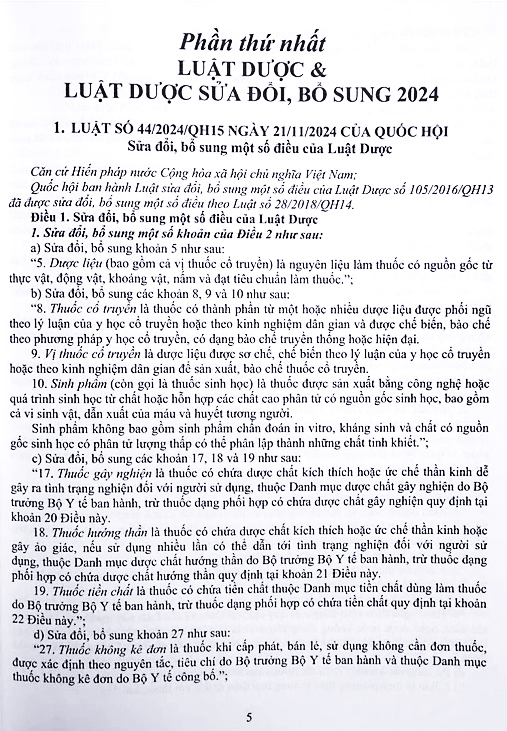 luật dược (sửa đổi, bổ sung) và các quy định mới nhất dành cho ngành dược-dược sĩ-nhà thuốc - Ảnh 7