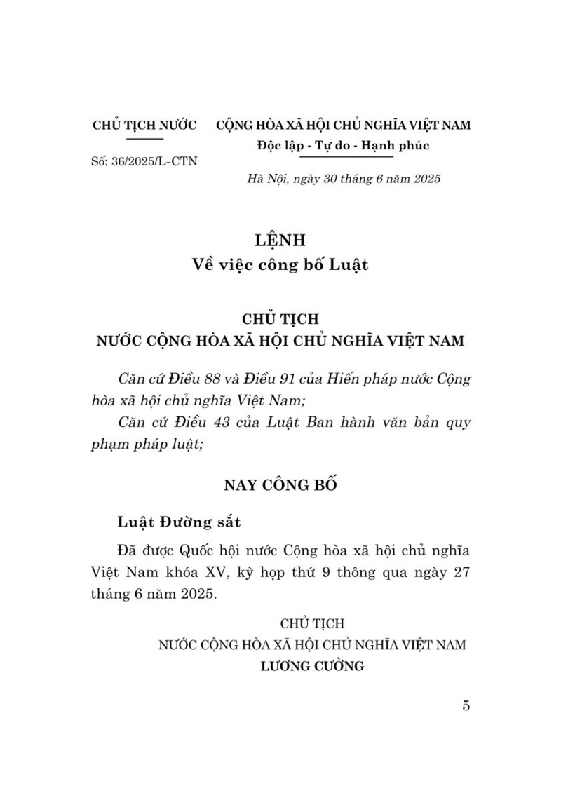 Luật Đường Sắt Năm 2025 - Ảnh 3