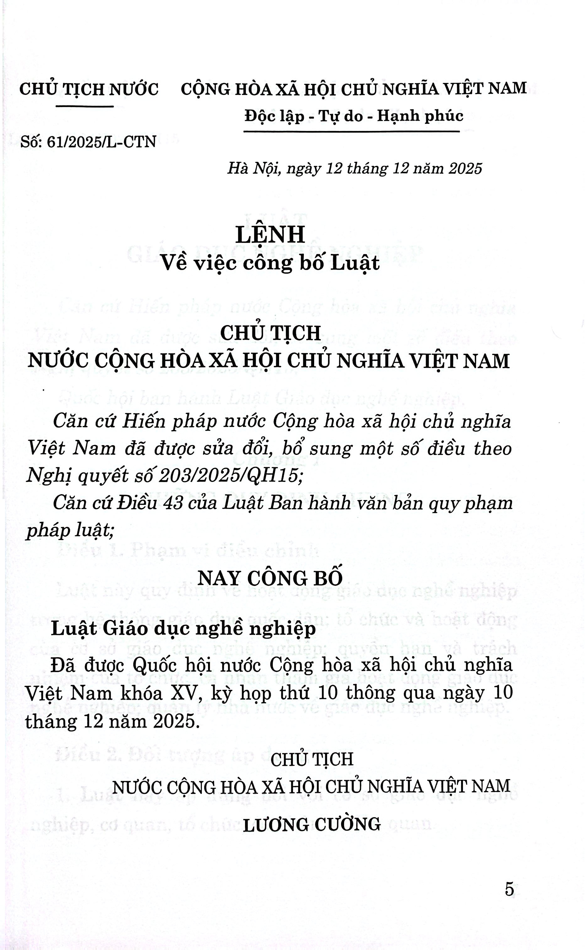 Luật Giáo Dục Nghề Nghiệp Năm 2025 - Ảnh 4