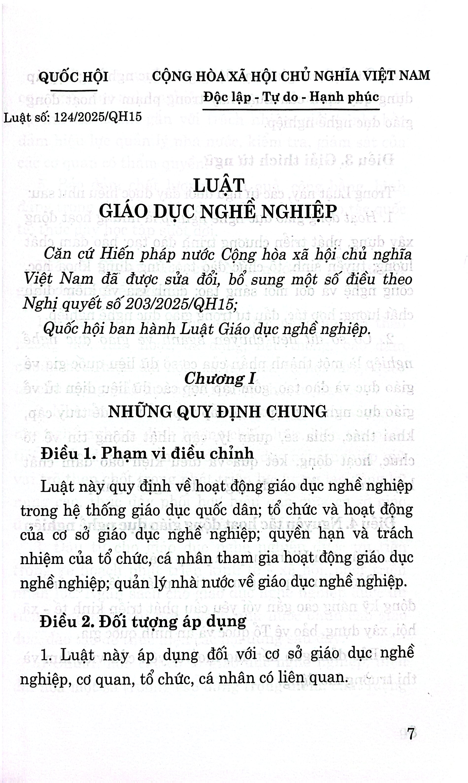 Luật Giáo Dục Nghề Nghiệp Năm 2025 - Ảnh 5