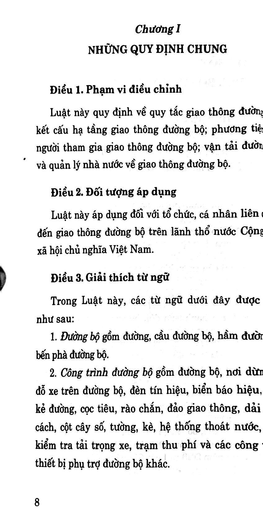 luật giao thông đường bộ (hiện hành) (sửa đổi, bổ sung năm 2018. 2019, 2023) - Ảnh 7