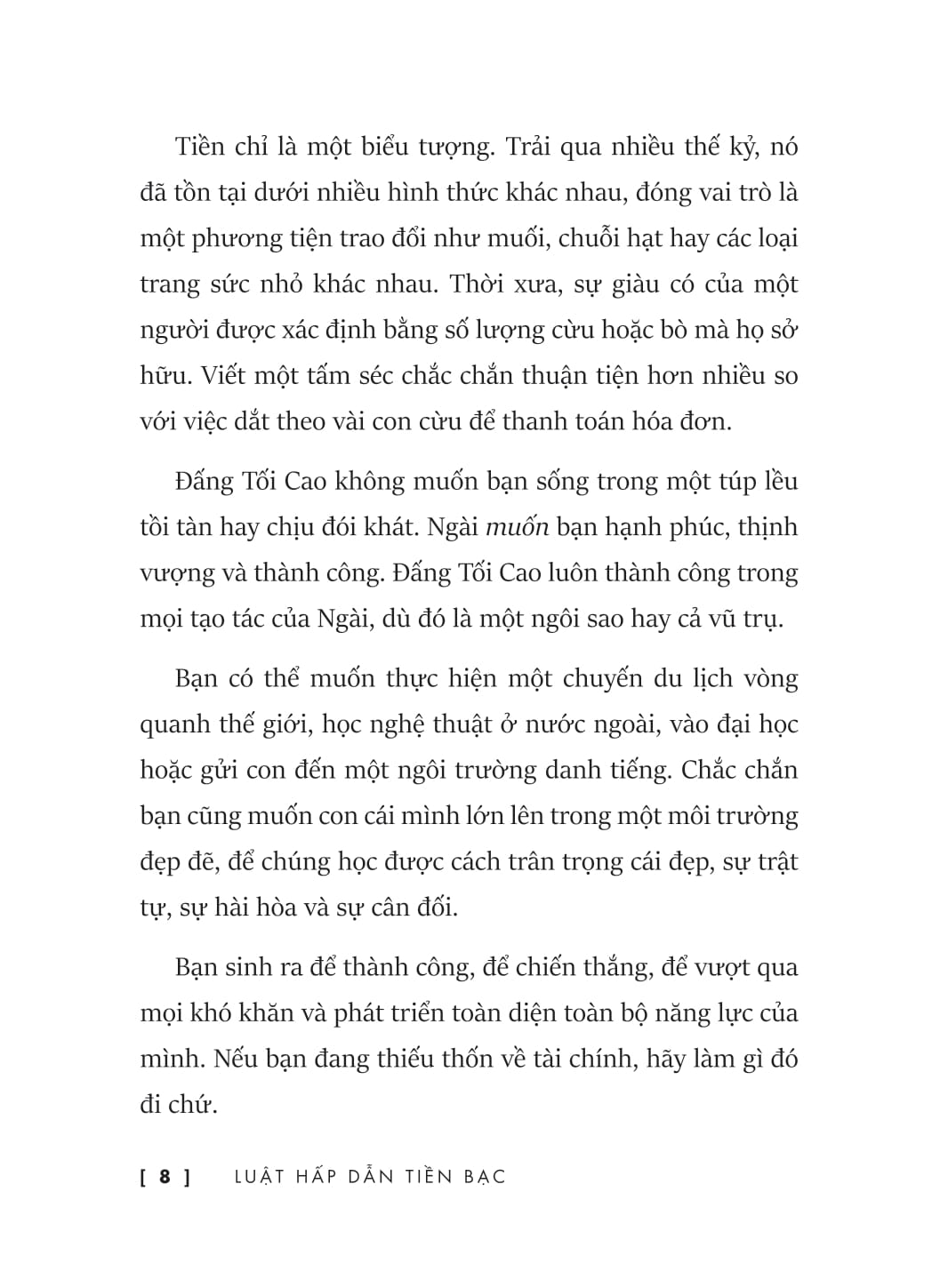 Luật Hấp Dẫn Tiền Bạc - Cách Thu Hút Sự Giàu Có Và Thịnh Vượng - Ảnh 8