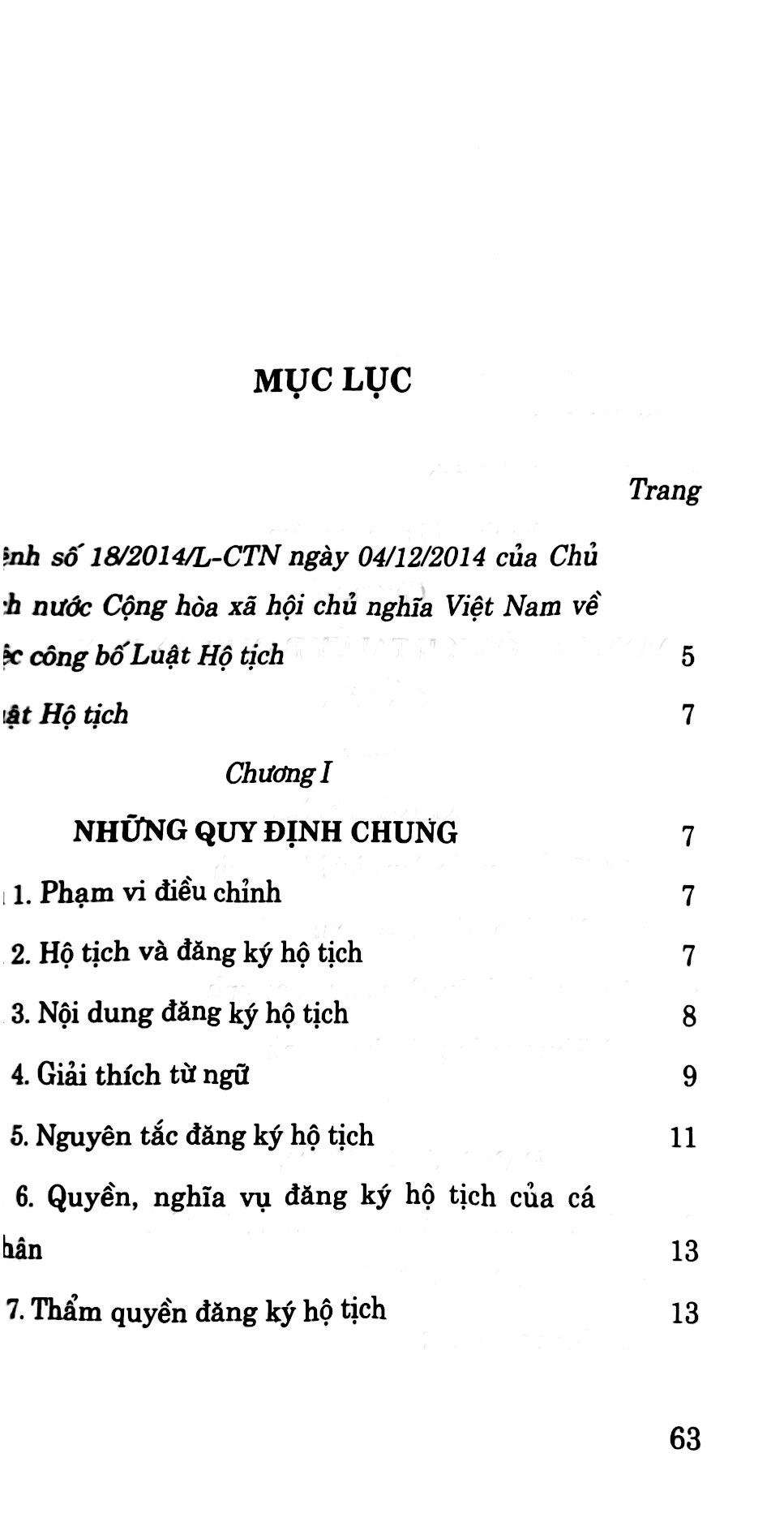 luật hộ tịch (hiện hành) - Ảnh 3