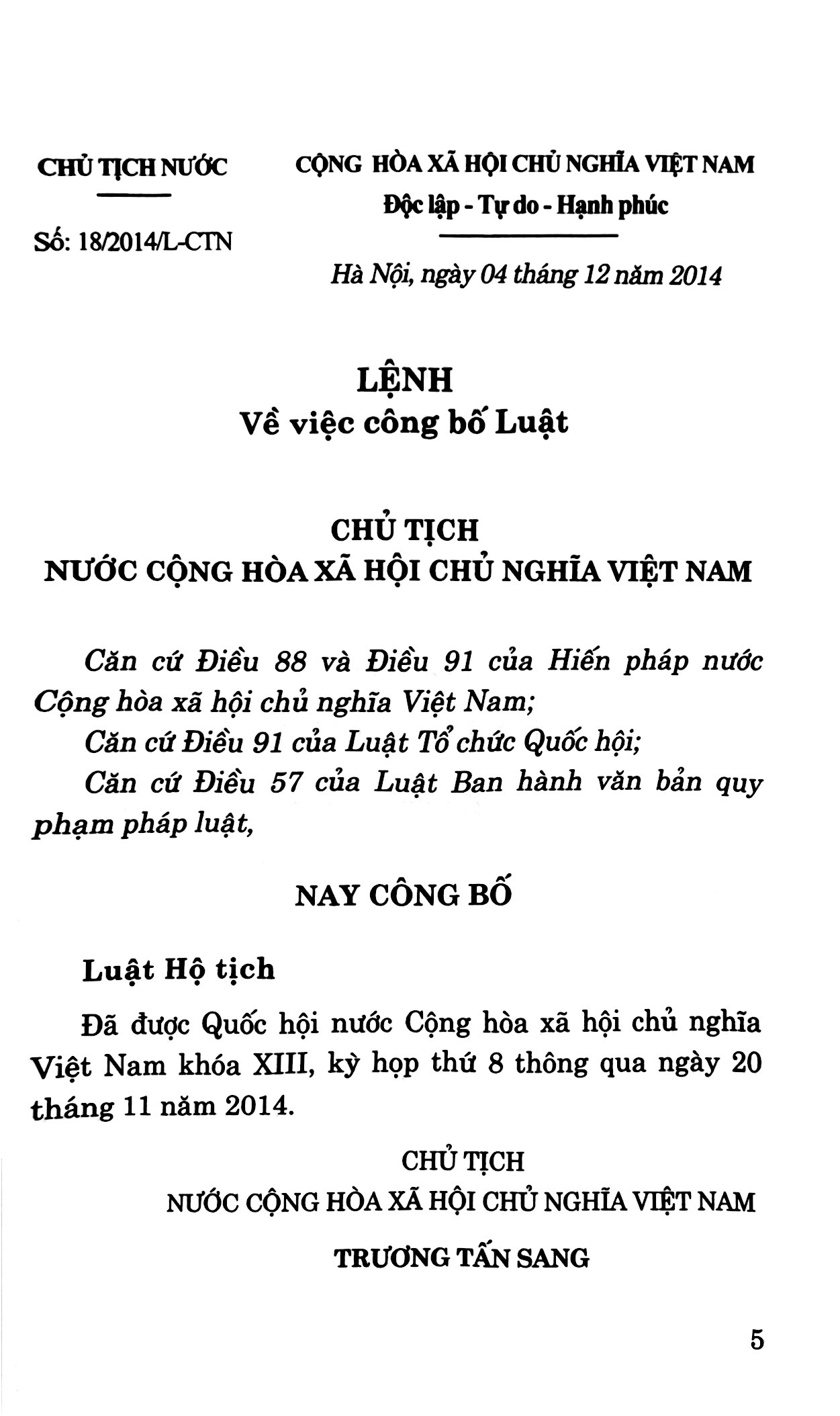 luật hộ tịch (hiện hành) - Ảnh 4