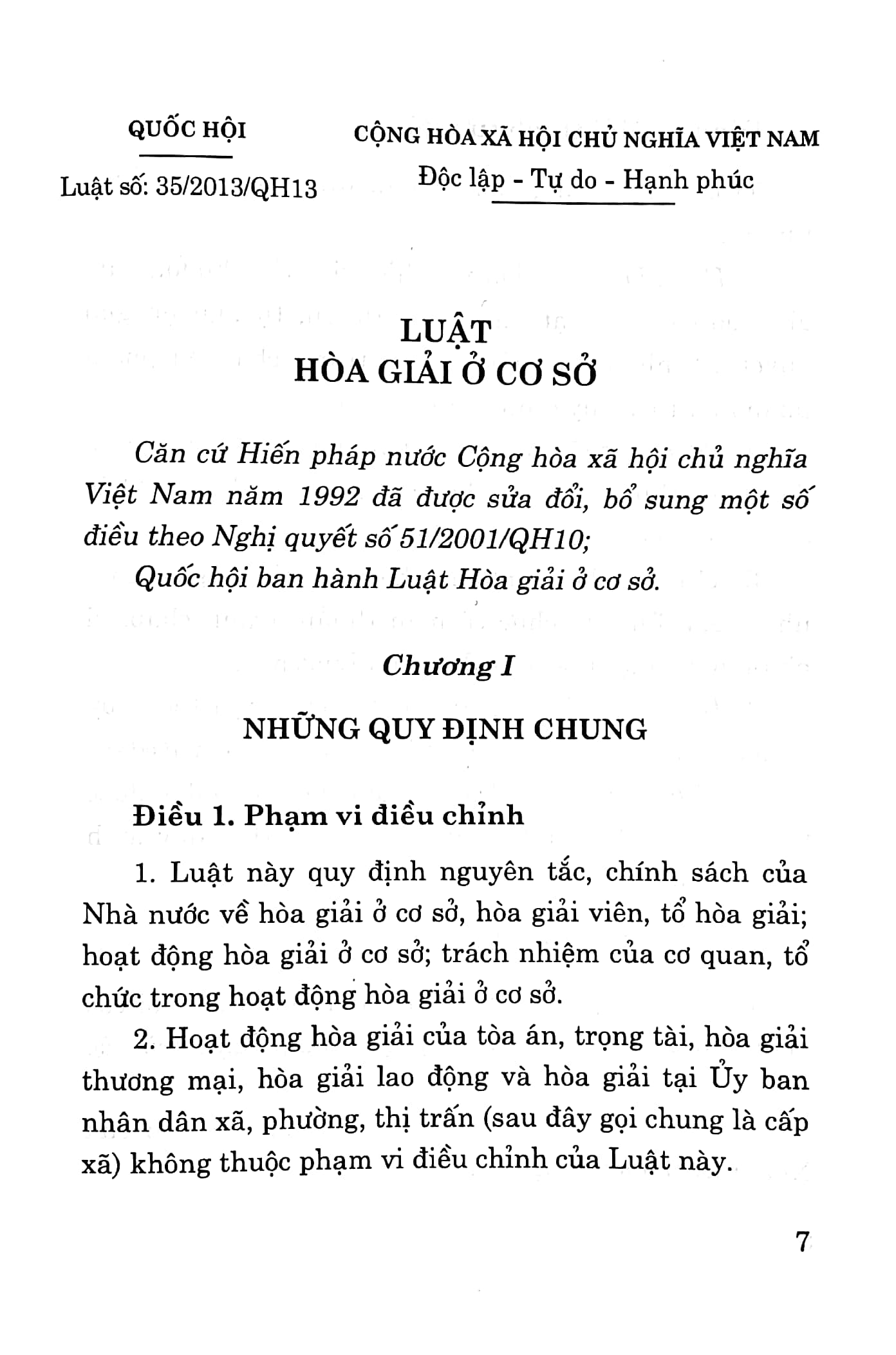 luật hòa giải ở cơ sở (hiện hành) - Ảnh 5