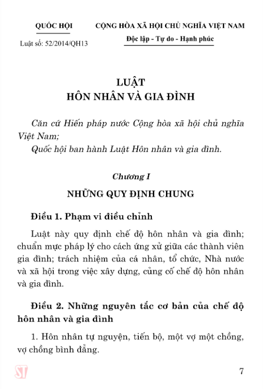luật hôn nhân và gia đình năm 2014 - Ảnh 5