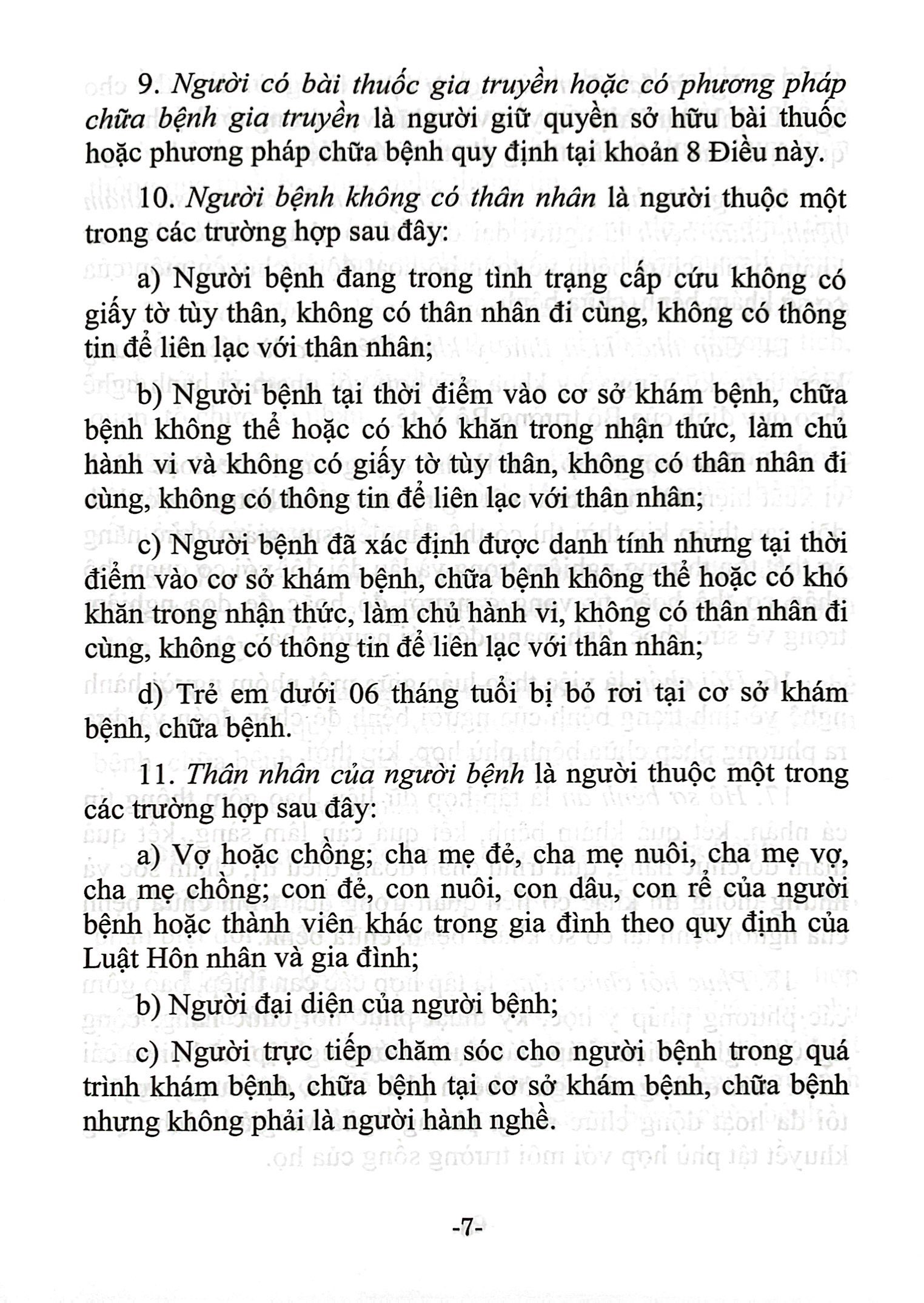 luật khám bệnh, chữa bệnh (hiện hành) (được quốc hội thông qua ngày 09/01/2023, có hiệu lực từ ngày 01/01/2024) - Ảnh 6