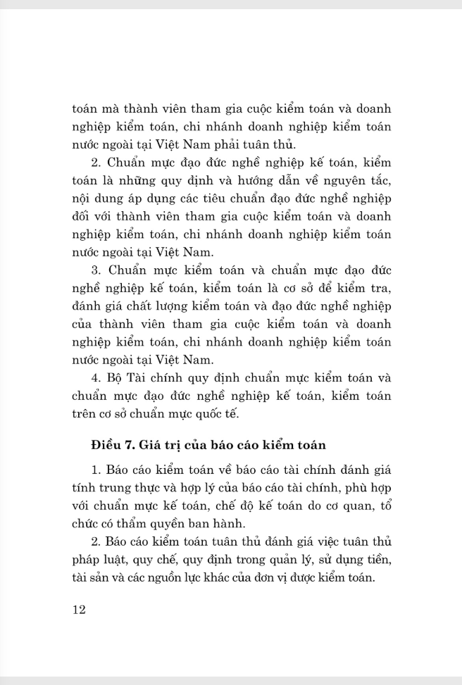 Luật Kiểm Toán Độc Lập Năm 2011 (Sửa Đổi, Bổ Sung Năm 2015, 2024) - Ảnh 10