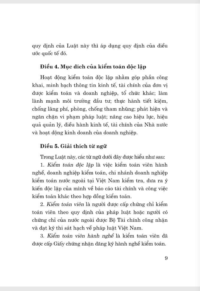 Luật Kiểm Toán Độc Lập Năm 2011 (Sửa Đổi, Bổ Sung Năm 2015, 2024) - Ảnh 7