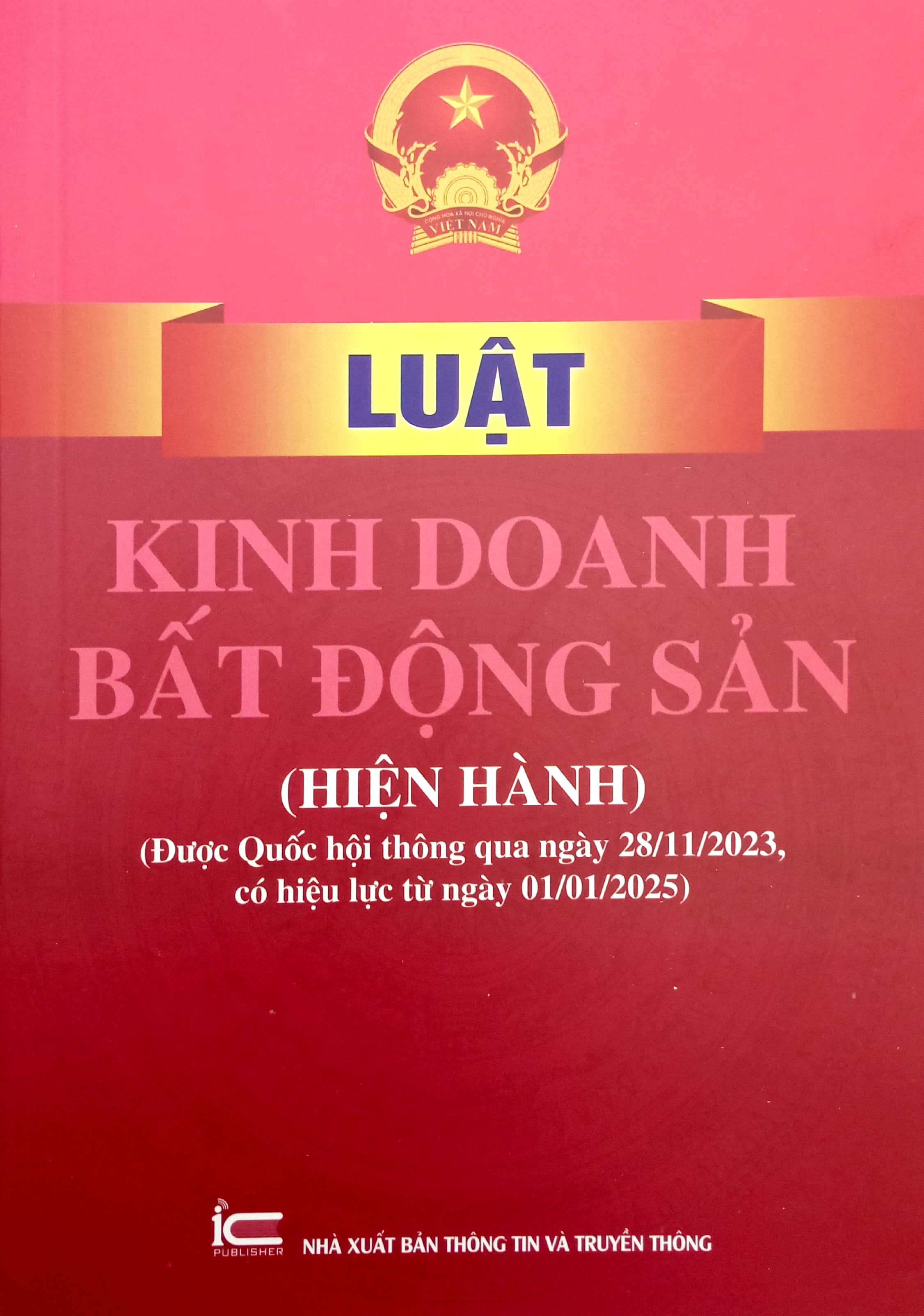 luật kinh doanh bất động sản (hiện hành) (được quốc hội thông qua ngày 28-11-2023, có hiệu lực từ ngày 01-01-2025) - Ảnh 2