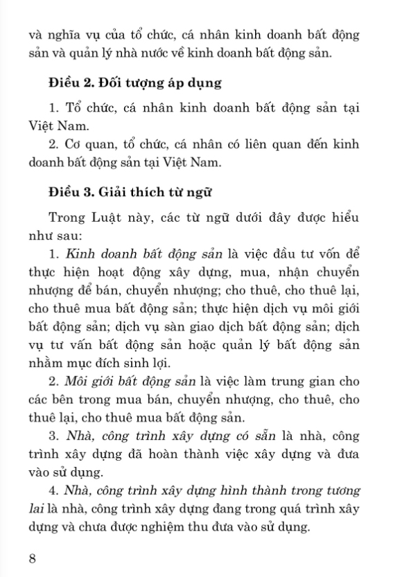 luật kinh doanh bất động sản (hiện hành)(sửa đổi, bổ sung năm 2020) - Ảnh 5