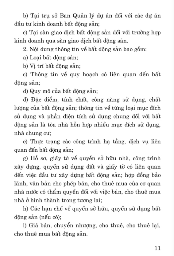 luật kinh doanh bất động sản (hiện hành)(sửa đổi, bổ sung năm 2020) - Ảnh 8