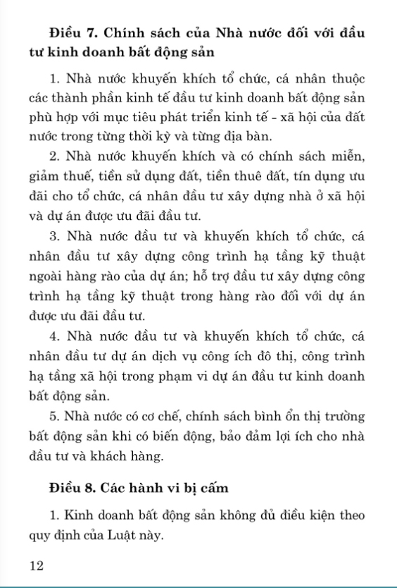 luật kinh doanh bất động sản (hiện hành)(sửa đổi, bổ sung năm 2020) - Ảnh 9