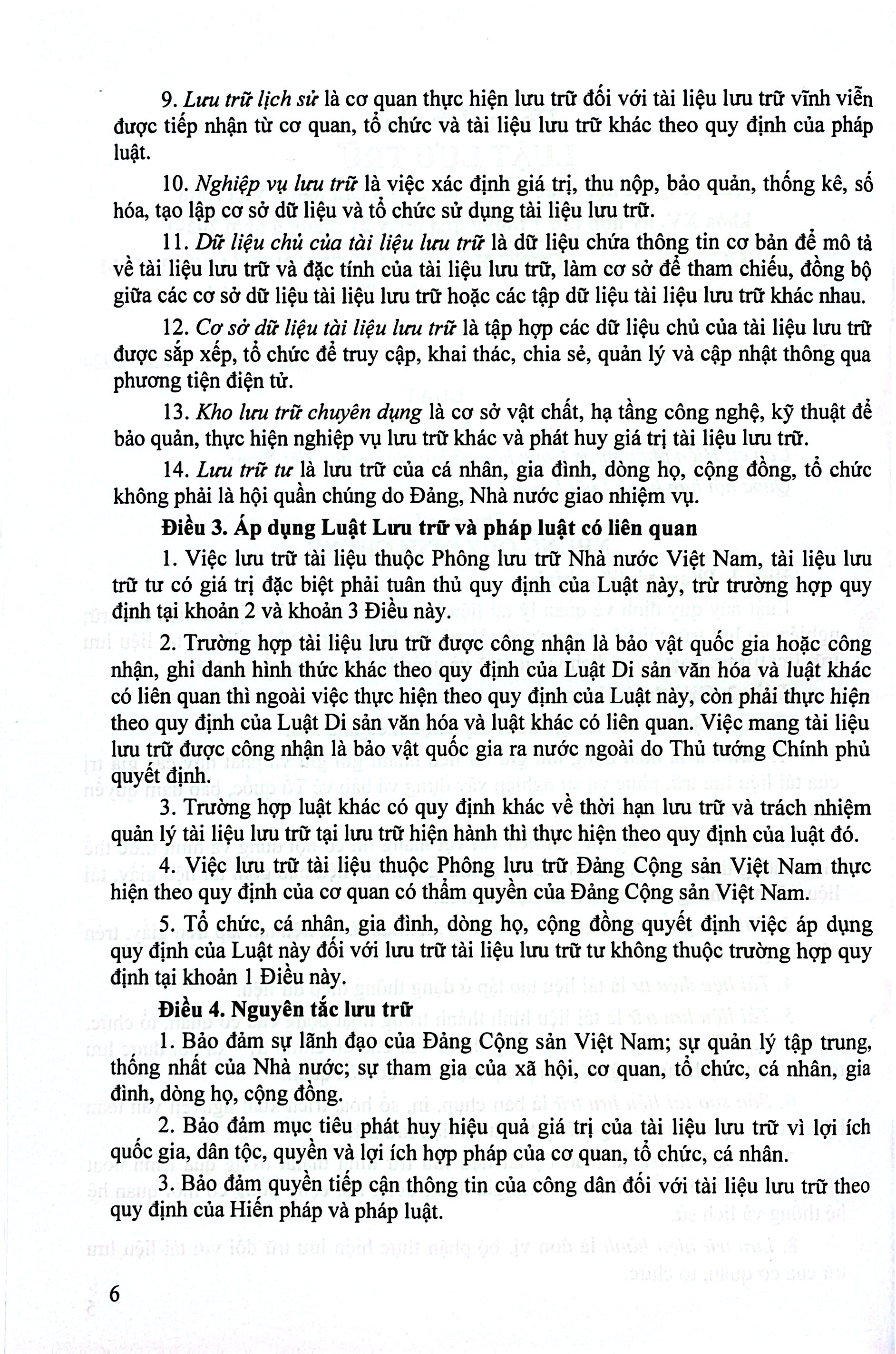 Luật Lưu Trữ - Công Tác Văn Thư, Lưu Trữ, Thời Hạn Bảo Quản Hồ Sơ, Tài Liệu Trong Hoạt Động Của Cơ Quan, Tổ Chức, Đơn Vị - Ảnh 6