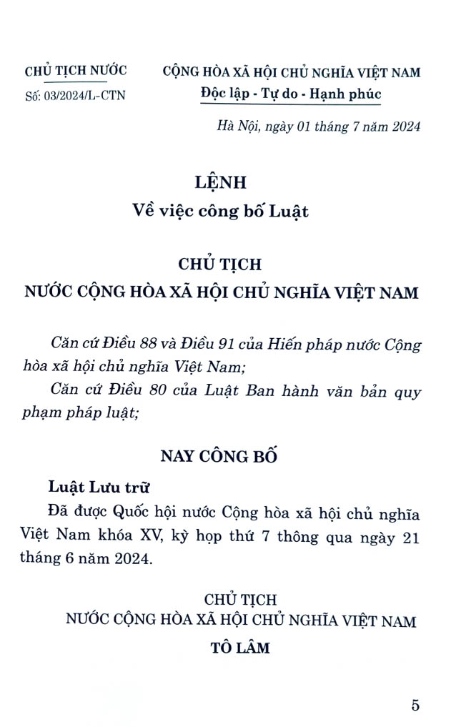 luật lưu trữ năm 2024 - Ảnh 3