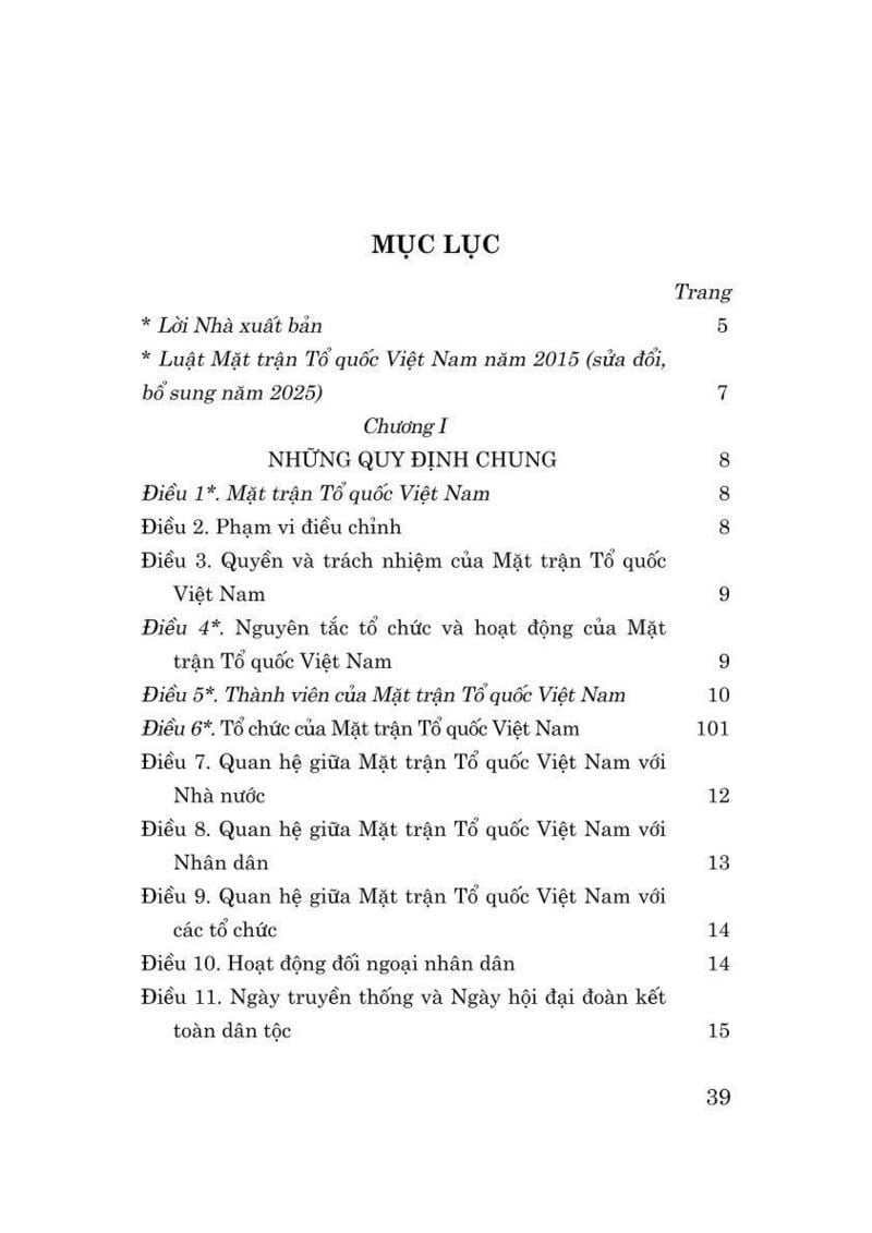 Luật Mặt Trận Tổ Quốc Việt Nam Năm 2015 (Sửa Đổi, Bổ Sung Năm 2025) - Ảnh 3