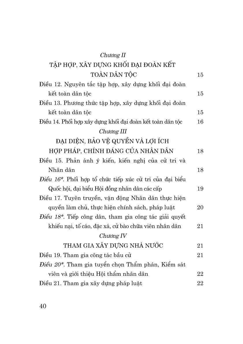 Luật Mặt Trận Tổ Quốc Việt Nam Năm 2015 (Sửa Đổi, Bổ Sung Năm 2025) - Ảnh 4