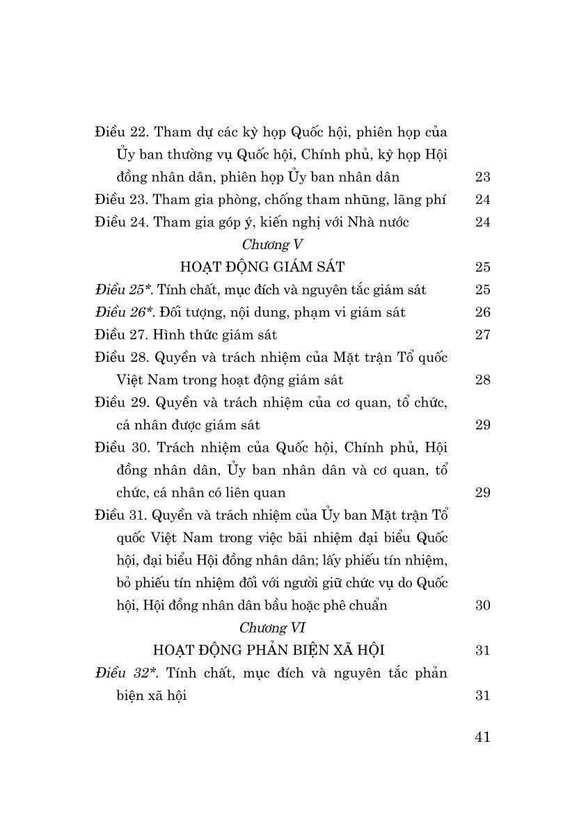 Luật Mặt Trận Tổ Quốc Việt Nam Năm 2015 (Sửa Đổi, Bổ Sung Năm 2025) - Ảnh 5