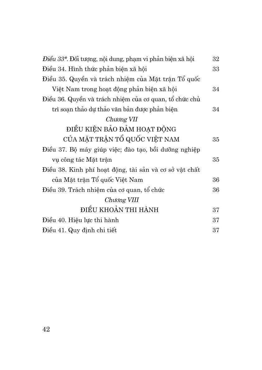 Luật Mặt Trận Tổ Quốc Việt Nam Năm 2015 (Sửa Đổi, Bổ Sung Năm 2025) - Ảnh 6