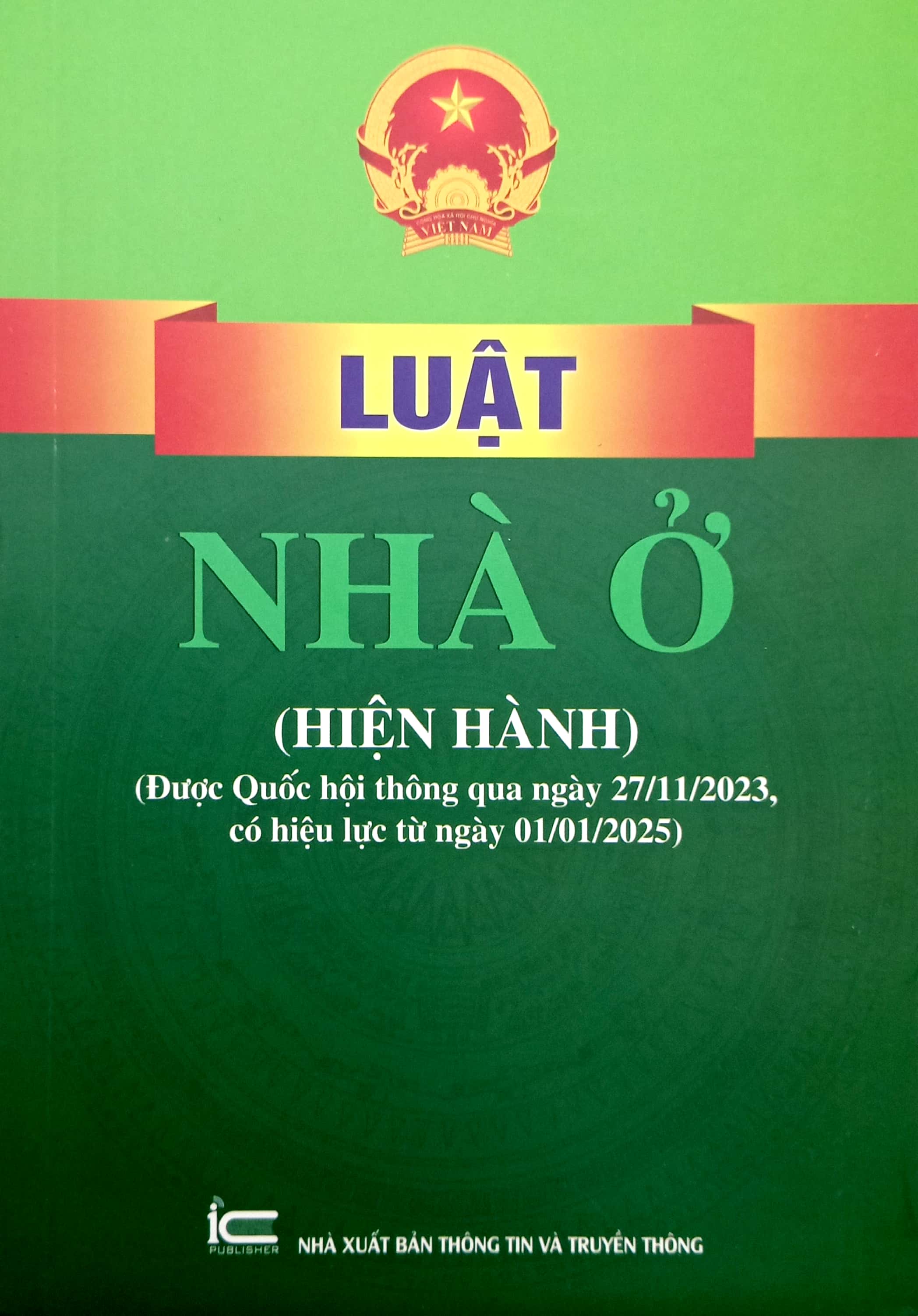 luật nhà ở (hiện hành) (được quốc hội thông qua ngày 27-11-2023, có hiệu lực từ ngày 01-01-2025) - Ảnh 2