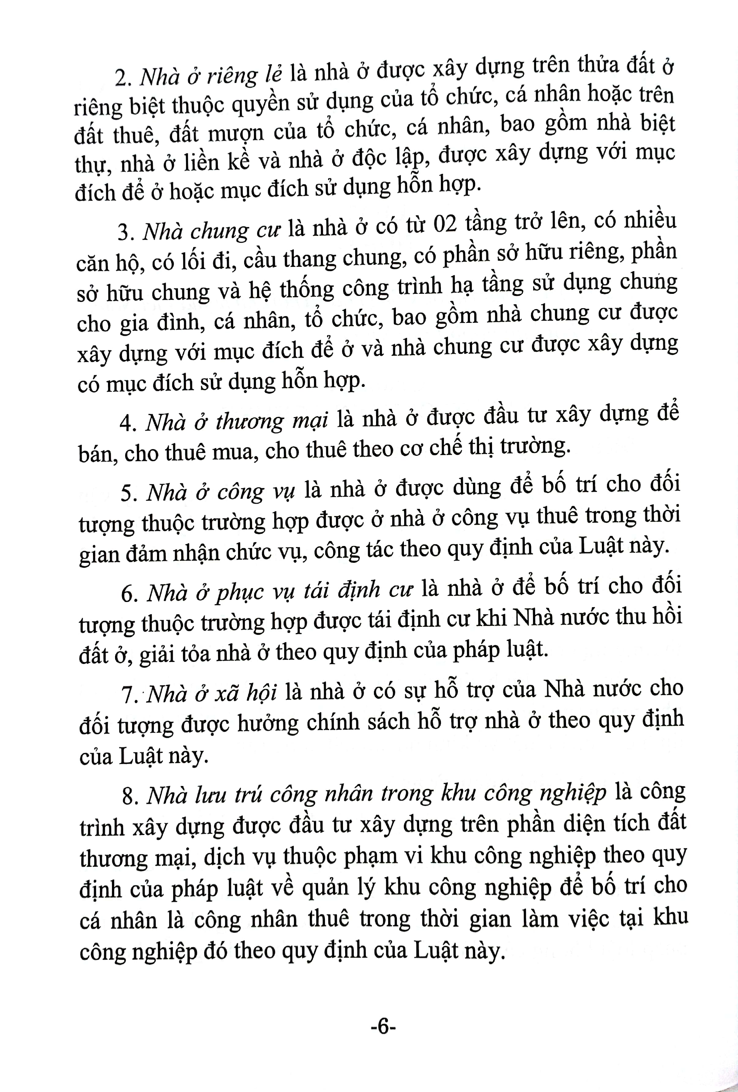 luật nhà ở (hiện hành) (được quốc hội thông qua ngày 27-11-2023, có hiệu lực từ ngày 01-01-2025) - Ảnh 6