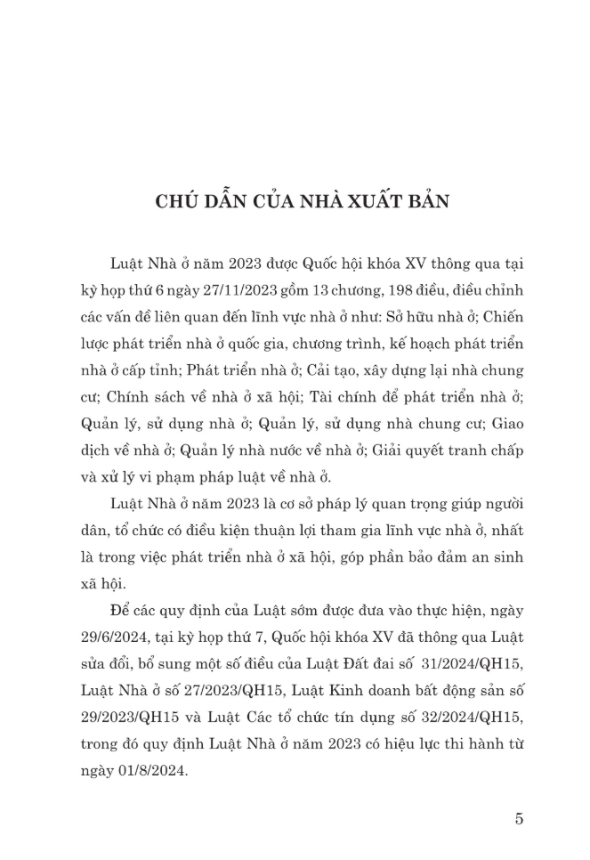 Luat Nha O Nam 2023 - The 2023 Housing Law - Song Ngu Viet-Anh - Ảnh 3