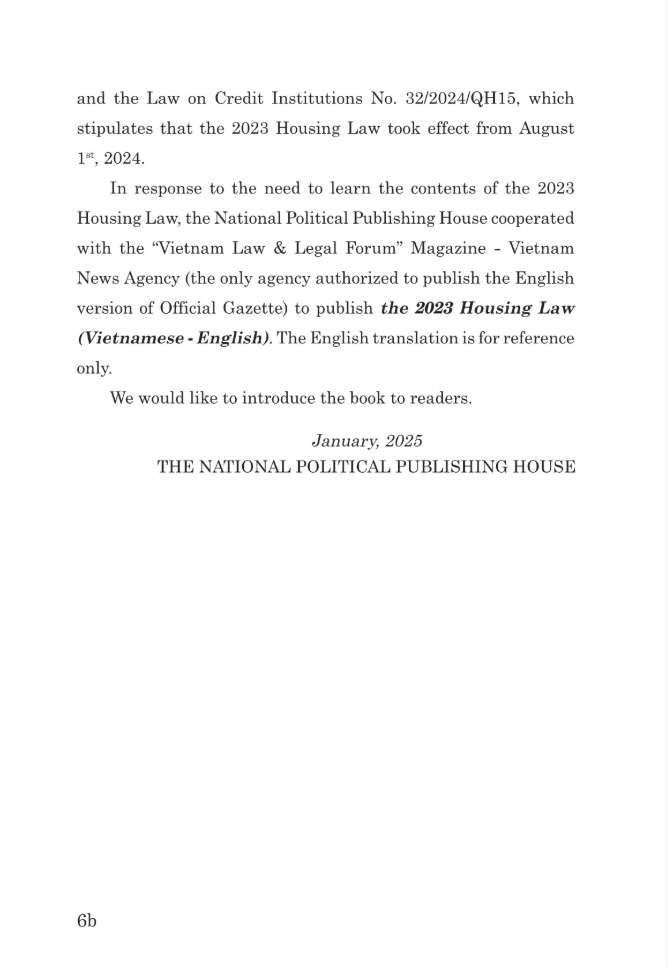 Luat Nha O Nam 2023 - The 2023 Housing Law - Song Ngu Viet-Anh - Ảnh 6