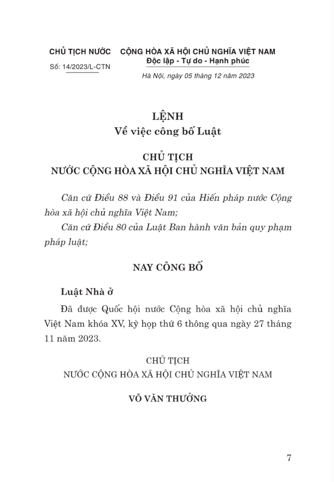 Luat Nha O Nam 2023 - The 2023 Housing Law - Song Ngu Viet-Anh - Ảnh 7