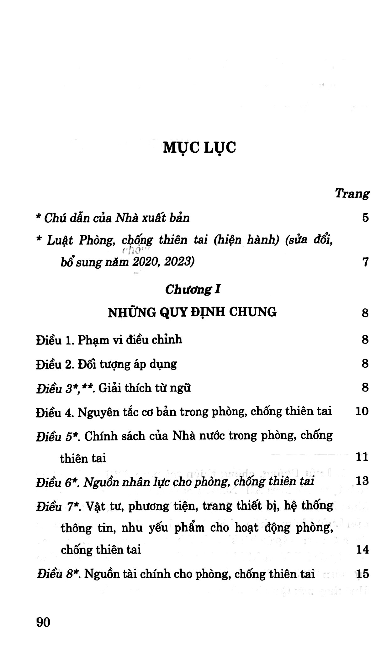 luật phòng chống thiên tai (hiện hành) (sửa đổi, bổ sung năm 2020, 2023) - Ảnh 3