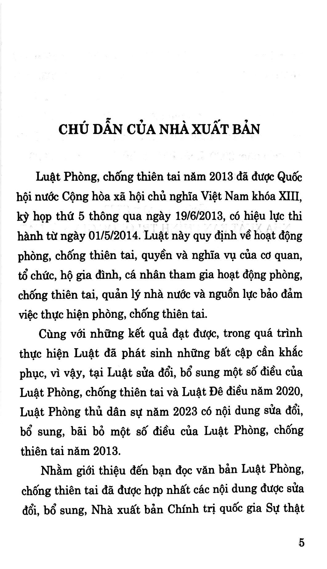 luật phòng chống thiên tai (hiện hành) (sửa đổi, bổ sung năm 2020, 2023) - Ảnh 4