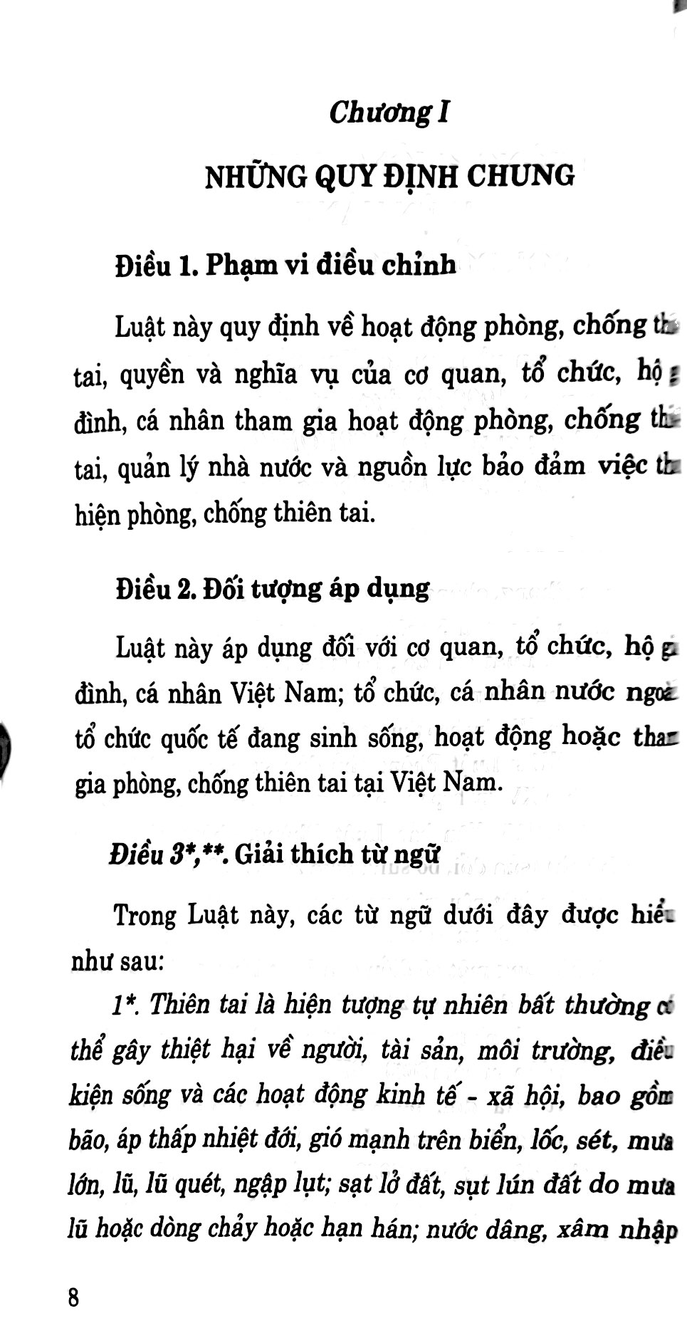 luật phòng chống thiên tai (hiện hành) (sửa đổi, bổ sung năm 2020, 2023) - Ảnh 6
